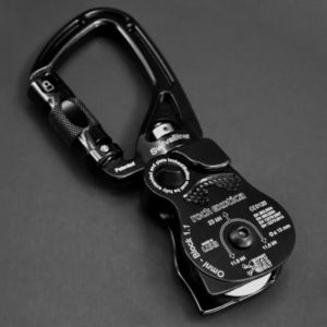 SWIVEL PULLEY OMNI-BLOCK 1.1" SWIVABINER TOP (SINGLE/BLACK)